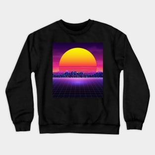 Enchanting Synthwave of 80s Crewneck Sweatshirt